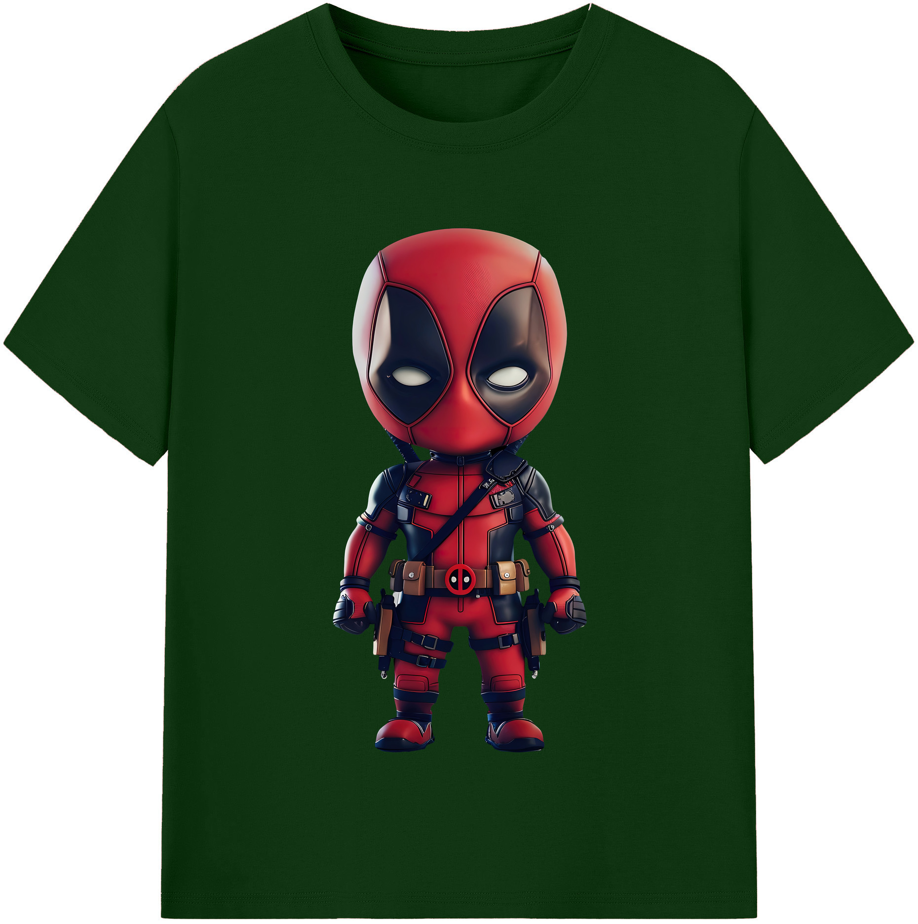（画像用） Deadpool デッドプール 綿100％半袖Tシャツ（フロントプリント）